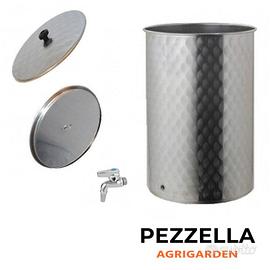 SERBATOIO INOX CON GALLEGGIANTE OLIO 500 Lt