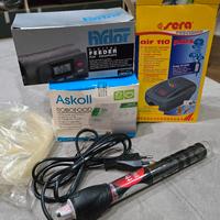 Accessori Acquario Mangiatoie Termostato Aereatore