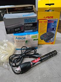 Accessori Acquario Mangiatoie Termostato Aereatore