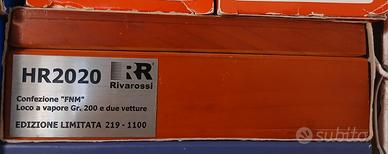 locomotiva a vapore gr 200 più 2 carrozze