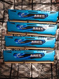 Kit RAM DDR3 G.Skill Ares 16GB (4x4GB) 1600MHz CL9