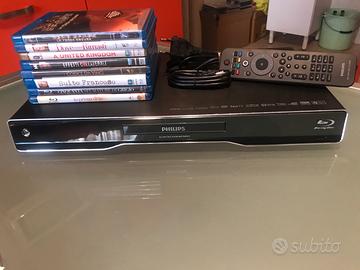 Lettore Bluray 3D Philips 7.1+8 Film in Bluray