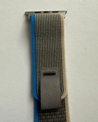 Cinturino Apple Trail loop 49mm blu/grigio S/M