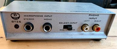 Pre amplificatore phono/mic BT 26