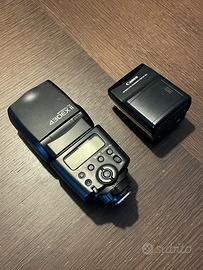 Flash Canon EX II con trasmettitore infrarossi
