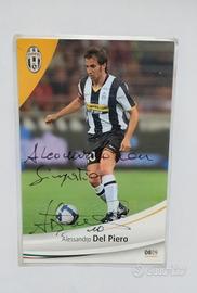 Card Juventus 2008/09 Alessandro Del Piero – Autog