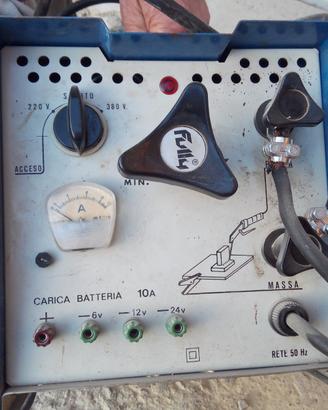 Saldatrice e caricabatteria professionale