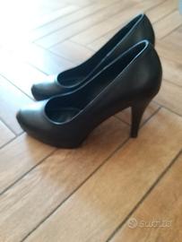 Scarpe decollete donna nappa nere