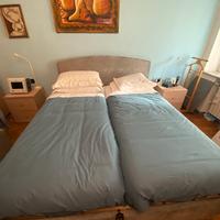 Letto contenitore rete elettrica  no materassi