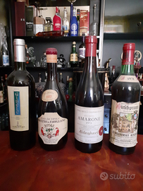 Bottiglie di vino da collezione