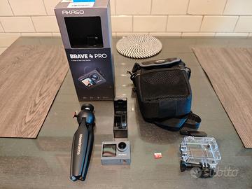 AKASO Brave 4 Pro Action Cam 4K con Lexar da 64GB