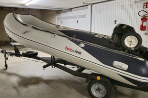 Honwave T40,motore fuoribordo mercury e carrello