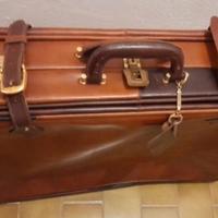 Valigia in pelle vintage 1973