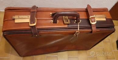 Valigia in pelle vintage 1973