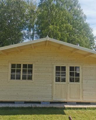 CASETTA DI LEGNO VALENTIN 595x595x302h cm 2 locali