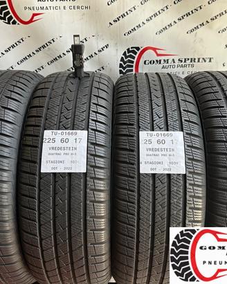 4 PNEUMATICI 225/60 R17 VREDESTEIN INVERNALI