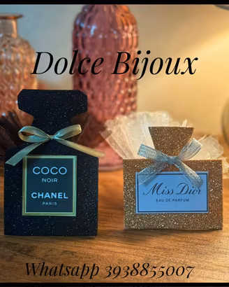 Bomboniera segnaposto invito profumo .chanel.dior.