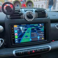 AUTORADIO/STEREO 2 DIN DEDICATO PER SMART 451 9"