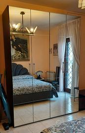 Armadio 4 ante battenti a specchio