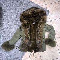 Parka in pelliccia di volpe