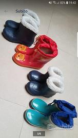 Stivali gomma da pioggia 