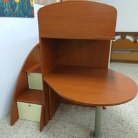 Armadio con letto sopraelevato completo