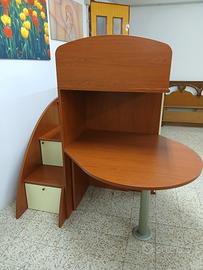 Armadio con letto sopraelevato completo