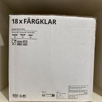 Set piatti ikea fargklar neri