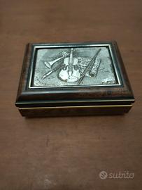 cofanetto portagioie Midas anni 70 in argento 925