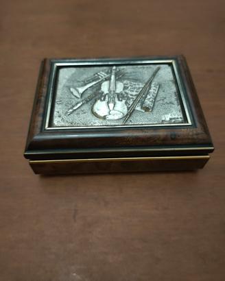cofanetto portagioie Midas anni 70 in argento 925