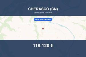 Immobile in asta di 192 m² con box auto a Cherasco