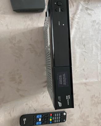 Tele sistem decoder satellitare con gia tessera