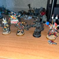 Warhammer 40k - 4 personaggi Space Marines Caos