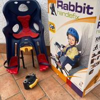 Seggiolino bambini per biciletta, RABBIT multifix