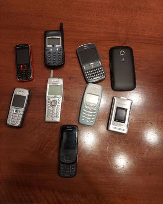 Lotto cellulari vintage Nokia, Philips, Panasonic,