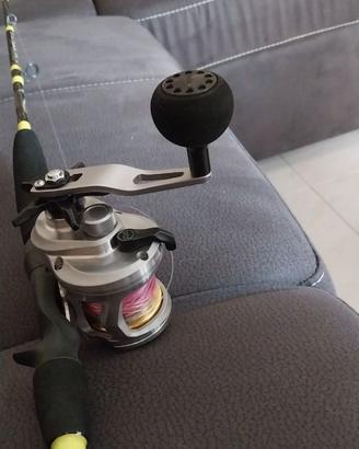 Canna Artico Slow Pitch e Mulinello Tica Iron Claw