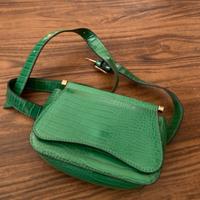 Borsa verde da indossare in vita