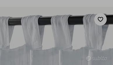 tende lunghe cotone con passanti o senza