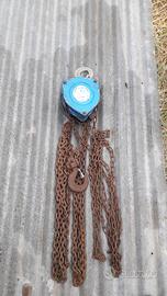 Paranco a catena 1 ton usato