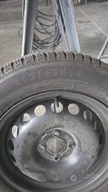 4 cerchi in ferro + gomme termiche 