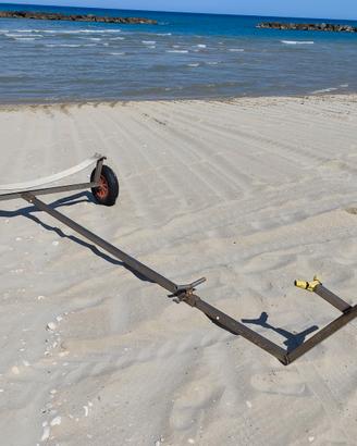 carrello acciaio per vaurien / deriva
