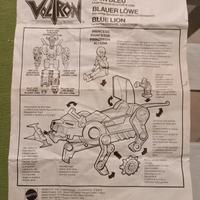 Istruzioni Blue Lion Voltron