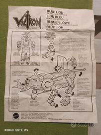 Istruzioni Blue Lion Voltron