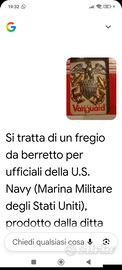 fregio per cappello marina Americana