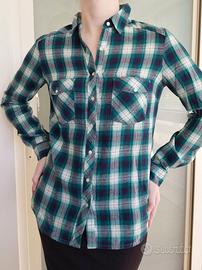 Camicia quadri blu verde pimkie