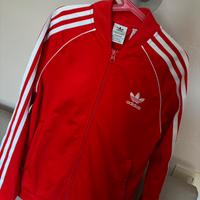 Tuta rossa Adidas