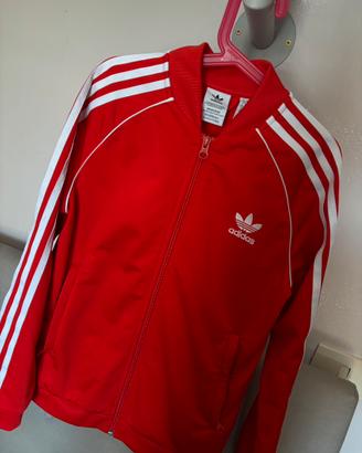 Tuta rossa Adidas