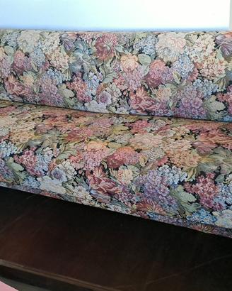 Divano Letto Vintage Mid-Century - Tessuto Arazzo