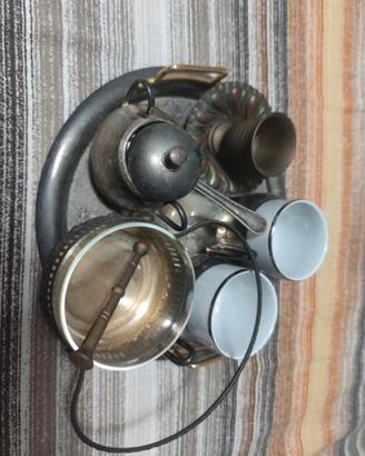 Servizio caffè vintage Creazioni ISA SilverGold