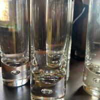 4 bicchieri “Pippi”Kosta Boda fatti a mano anni 70